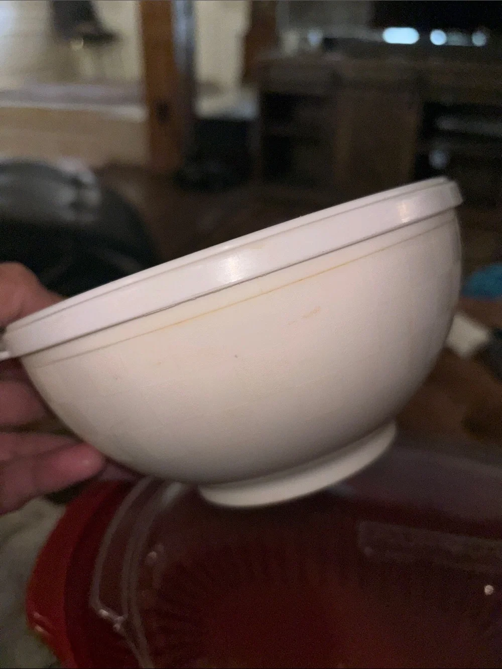 The Pampered Chef White Storage Container Lid